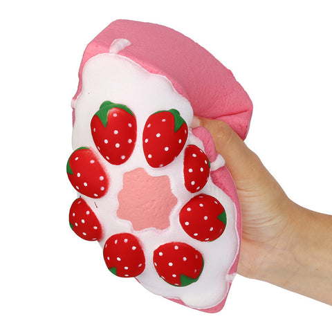 11.5CM Cute Jumbo Strawberry Cake Scented Super Slow Rising Kids Toy